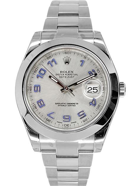 rolex steel datejust arabic numerals|rolex datejust 41mm arabic dial.